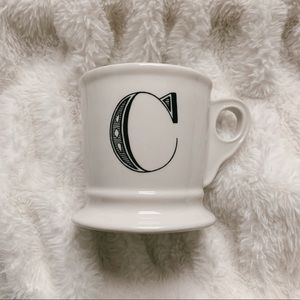 ANTHROPOLOGIE “C” Mug!